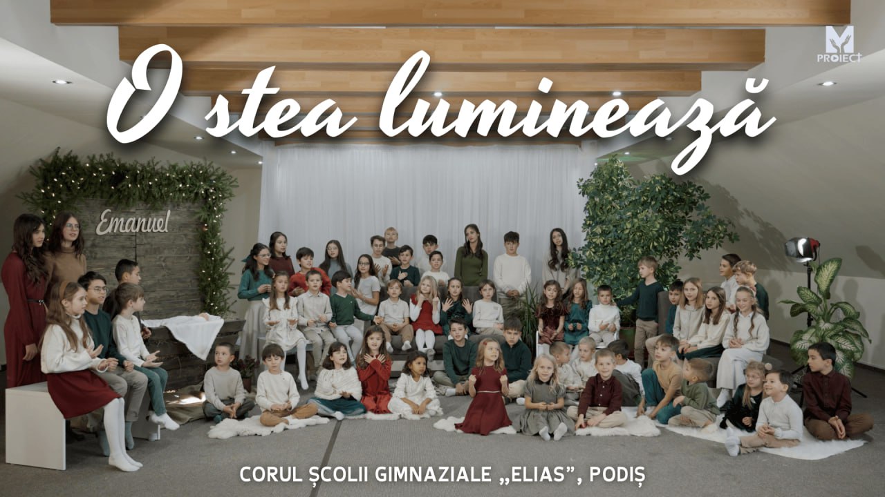 Ascultă în premieră melodia „O stea luminează” interpretată de Corul Școlii Gimnaziale „Elias” - Podiș
https://www.youtube.com/watch?v=xpCivTVPi-s